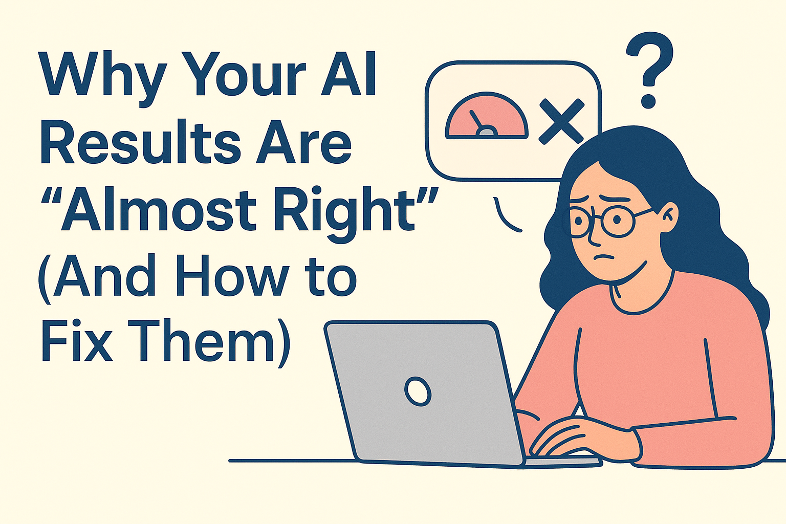 Why Your AI Results Are “Almost Right” (And How to Fix Them)